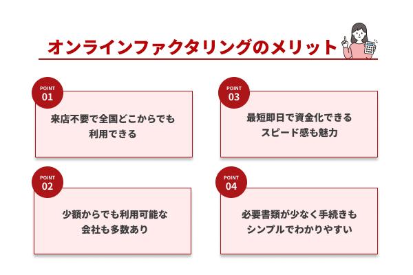 オンラインファクタリングを選ぶポイントについて解説